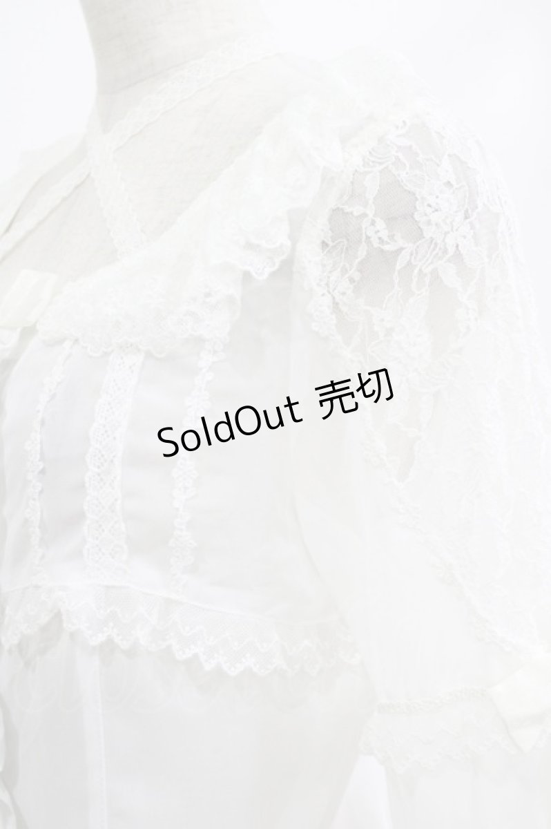 画像4: BABY,THE STARS SHINE BRIGHT / メルヴェイユーズなBoudoir〜永遠に続くLadyな時間〜プリンセスドレスブラウス Free 白 H-26-06-09-1025-BA-BL-NS-ZH (4)