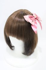 画像1: Innocent World / IWチャームバレッタ  ピンク H-26-06-09-014-IW-AC-NS-ZH (1)