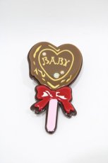 画像1: BABY,THE STARS SHINE BRIGHT / Collection Douce Chocolatier/ハートキャンディチョコピンズ  ブラウン H-26-06-09-020-BA-AC-NS-ZH (1)