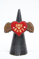 画像1: BABY,THE STARS SHINE BRIGHT / Collection douce chocolatier/エンジェルハートチョコリング Free ブラウン/レッド H-26-06-09-024-BA-AC-NS-ZH (1)