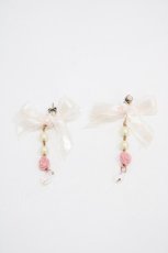 画像1: BABY,THE STARS SHINE BRIGHT / Flying Love From Julietピアス  ピンク H-26-06-09-033-BA-AC-NS-ZH (1)