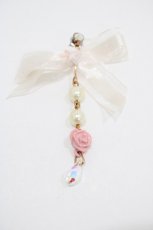 画像2: BABY,THE STARS SHINE BRIGHT / Flying Love From Julietピアス  ピンク H-26-06-09-033-BA-AC-NS-ZH (2)