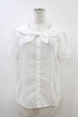 画像1: Emily Temple cute / パティシエパフブラウス  オフホワイト H-26-06-10-043-ET-BL-AK-ZH (1)
