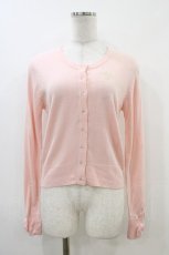 画像1: Emily Temple cute / ロゴ刺繍ニットカーディガン  ピンク H-26-06-10-045-ET-TO-AK-ZH (1)