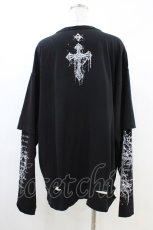 画像2: REFLEM / スカルグランジレイヤーロンT FREE 黒 H-26-06-10-054-PU-TO-AK-ZH (2)