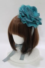 画像1: Emily Temple cute / Roseヘッドドレス  ブルー H-26-06-10-1037-ET-AC-AK-ZH (1)