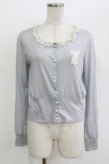 画像1: Emily Temple cute / Ribbonレースカーディガン  グレー H-26-06-10-1011-ET-TO-KB-ZH (1)