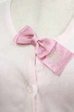 画像3: Emily Temple cute / タフタリボンカーディガン  ピンク H-26-06-10-1012-ET-TO-AK-ZH (3)