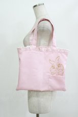 画像2: Emily Temple cute / とんすけとミス・バニー/Happy Springリバーシブルバッグ  ピンク H-26-06-10-1021-ET-BG-AK-ZH (2)