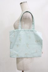 画像1: Emily Temple cute / とんすけとミス・バニー/Happy Springリバーシブルバッグ  ミント H-26-06-10-1022-ET-BG-AK-ZH (1)