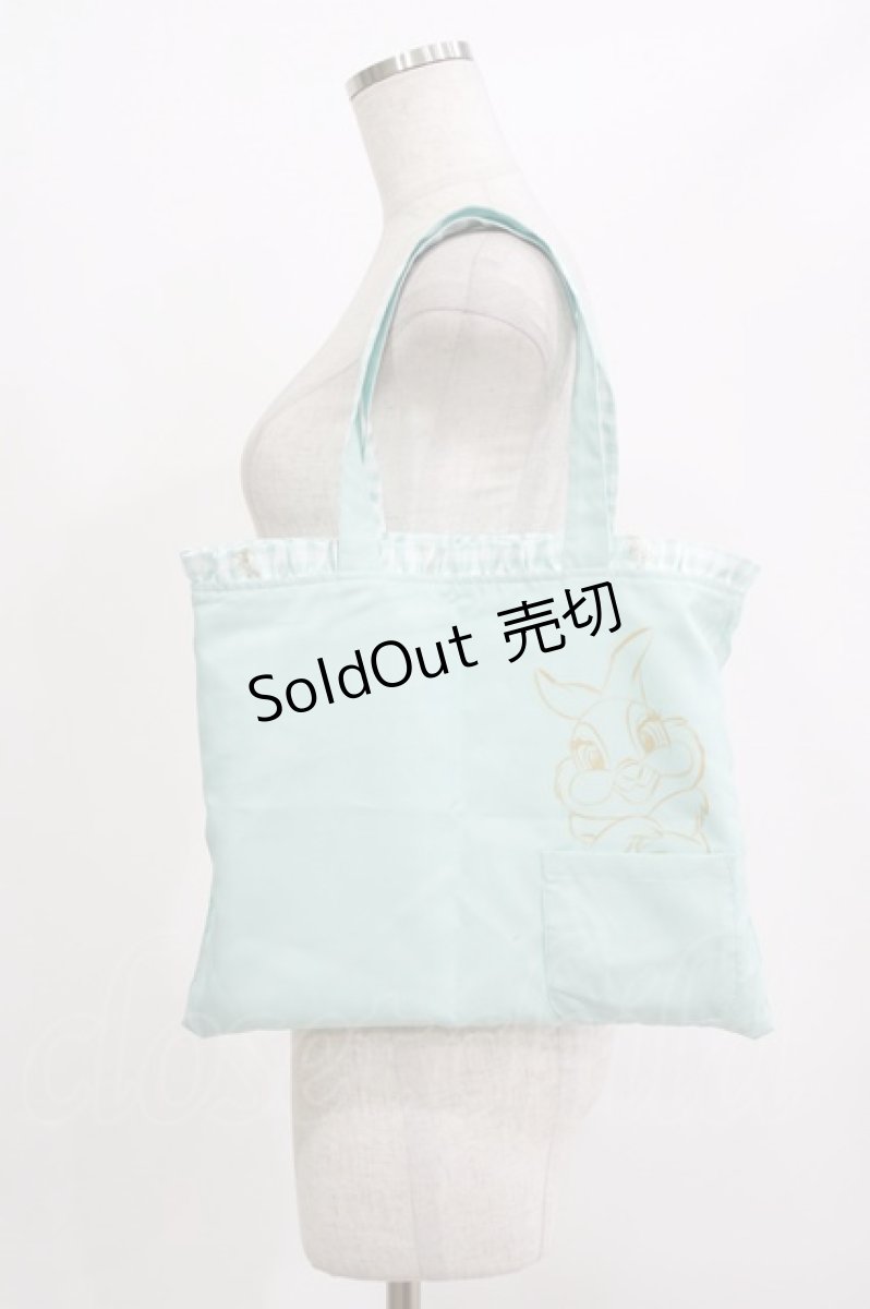 画像2: Emily Temple cute / とんすけとミス・バニー/Happy Springリバーシブルバッグ  ミント H-26-06-10-1022-ET-BG-AK-ZH (2)