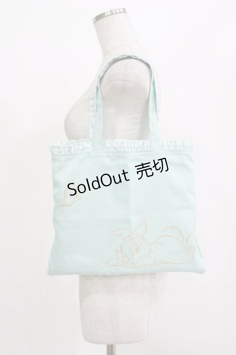 画像3: Emily Temple cute / とんすけとミス・バニー/Happy Springリバーシブルバッグ  ミント H-26-06-10-1022-ET-BG-AK-ZH (3)
