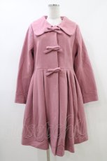 画像1: Emily Temple cute / スカラップリボンコート M ピンク H-26-06-10-015-ET-CO-AK-ZH (1)