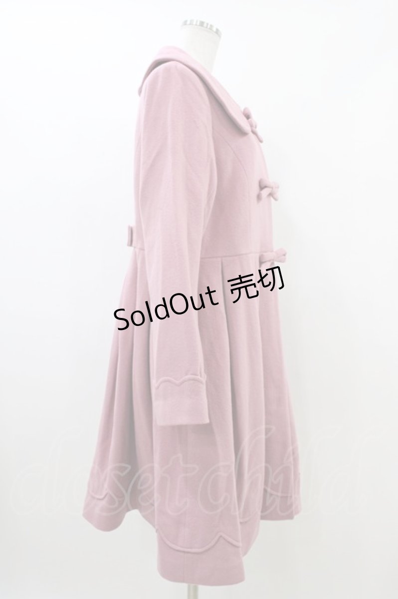 画像3: Emily Temple cute / スカラップリボンコート M ピンク H-26-06-10-015-ET-CO-AK-ZTC067 (3)