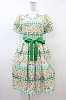 Emily Temple cute / Fruit Sandwichワンピース グリーン H-26-06-10
