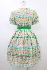画像2: Emily Temple cute / Fruit Sandwichワンピース  グリーン H-26-06-10-019-ET-OP-AK-ZH (2)