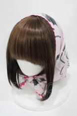 画像1: Emily Temple cute / Call meスカーフ  ピンク H-26-06-10-004-ET-ZA-AK-ZH (1)