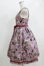 画像2: Emily Temple cute / STATIONERYノースリーブワンピース M mauve pink H-26-06-11-003-ET-OP-NS-ZH (2)