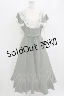 Innocent World / レーシーエンパイアドレス M グリーン×生成 H-26-06