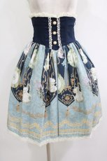 画像1: ALICE and the PIRATES / Tea time nostalgia柄スカート Free ネイビー H-26-06-11-032-PA-SK-NS-ZH (1)