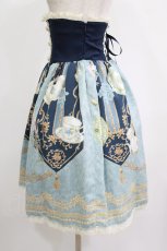 画像2: ALICE and the PIRATES / Tea time nostalgia柄スカート Free ネイビー H-26-06-11-032-PA-SK-NS-ZH (2)