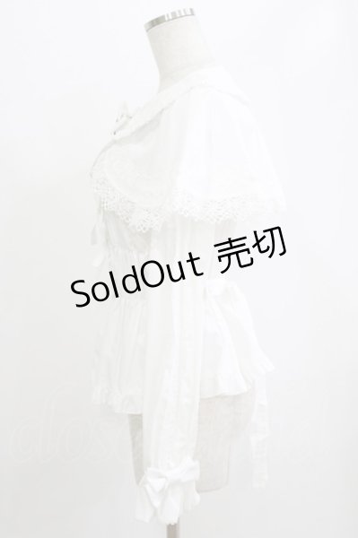 metamorphose / 木漏れ日のトロイメライ ケープ付き長袖ブラウス