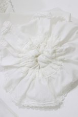 画像5: metamorphose / 木漏れ日のトロイメライ ケープ付き長袖ブラウス サイズ1 白 H-26-06-11-037-ME-BL-NS-ZH (5)