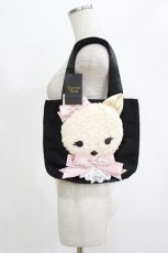 画像1: Innocent World / レディ・クリームキャットバッグ  ブラック H-26-06-11-045-IW-BG-NS-ZH (1)