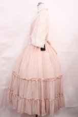 画像2: Innocent World / シャルロッテドレス M ピンク/生成り H-26-06-11-1009-IW-OP-NS-ZH (2)