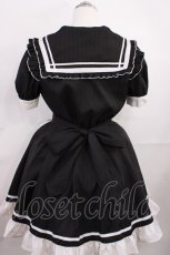 画像2: Secret Honey / サイドレースアップセーラーワンピース M ブラック H-26-06-11-1020-CA-OP-NS-ZH (2)