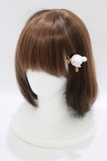 画像1: Emily Temple cute / ラビットデコレーションヘアクリップ  白 H-26-06-11-056-ET-AC-NS-ZH (1)