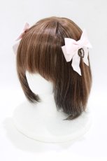 画像1: Innocent World / IWハートチャームツインリボンクリップ  ピンク H-26-06-11-073-IW-AC-NS-ZH (1)
