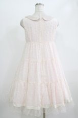 画像3: Emily Temple cute / 水玉フロッキーティアードワンピース M ピンク H-26-06-11-001-ET-OP-NS-ZH (3)