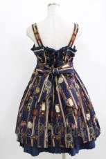 画像3: Angelic Pretty / Chocolate Rosetteジャンパースカート Free ネイビー H-26-06-11-011-AP-OP-NS-ZH (3)