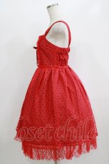 画像2: Emily Temple cute / shortcakeレースノースリーブワンピース M レッド H-26-06-11-002-ET-OP-NS-ZH (2)