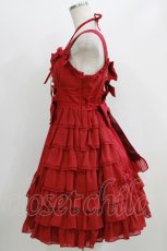 画像2: Angelic Pretty / Princess Tiaraジャンパースカート Free レッド H-26-06-11-018-AP-OP-NS-ZH (2)