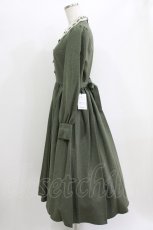 画像2: Innocent World / レース衿ナポレオンワンピース M グリーン H-26-06-11-019-IW-OP-NS-ZH (2)