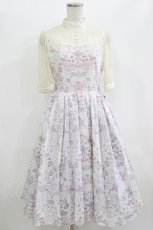 画像1: Innocent World / モリス オパールワンピース M Pink×Beige H-26-06-11-025-IW-OP-NS-ZH (1)