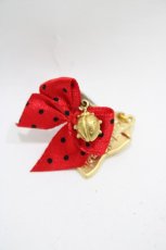 画像2: Emily Temple cute / Ladybug片耳ピアス  レッド H-26-06-12-048-ET-AC-NS-ZH (2)