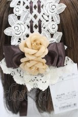 画像3: Innocent World / ローズバスケットヘッドドレス  ショコラ H-26-06-12-004-IW-AC-NS-ZH (3)