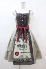 画像1: Emily Temple cute / Paquetノースリーブワンピース M グレー H-26-06-12-059-ET-OP-NS-ZH (1)