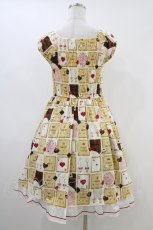 画像2: Shirley Temple / チョコビスケットワンピース 160cm オフ H-26-06-12-060-ET-OP-NS-ZH (2)