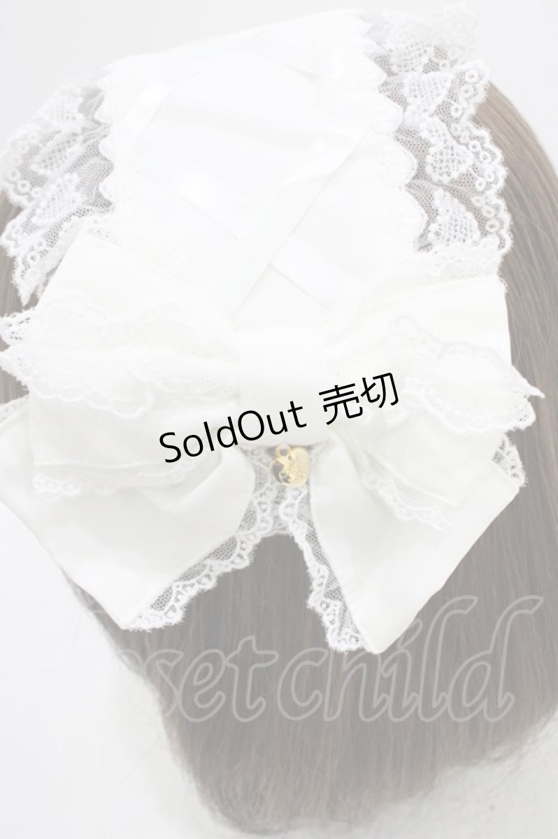 画像3: Angelic Pretty / Cuteレースヘッドドレス  白 H-26-06-12-006-AP-AC-NS-ZH (3)