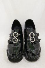 画像1: Bubbles / ダブルバックルシューズ 41/25.0cm~25.5cm ブラック H-26-06-12-1001-LO-SH-NS-ZH (1)