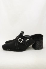 画像2: EATME / クロスベルトミュール L/24.5cm ブラック H-26-06-12-1003-LO-SH-NS-ZH (2)