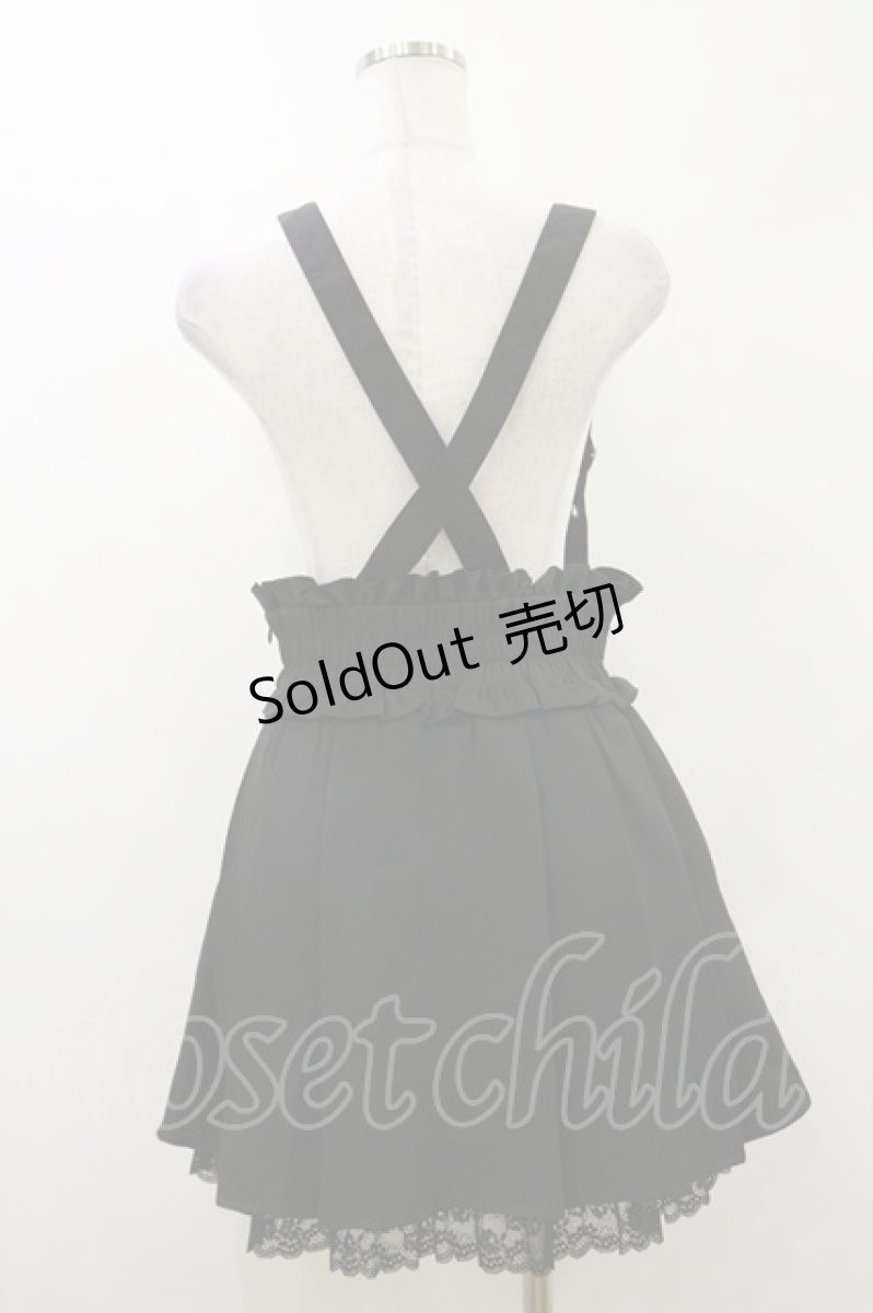 画像2: DearMyLove / ハートいっぱいデザインスカート L ブラック H-26-06-12-1056-GO-SK-NS-ZH (2)