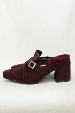 画像2: EATME / クロスベルトミュール L/24.5cm ボルドー H-26-06-12-1004-LO-SH-NS-ZH (2)