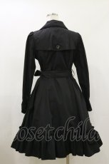 画像2: Victorian maiden / エレガントフリルトレンチコート Free ブラック H-26-06-12-1064-CL-CO-NS-ZH (2)