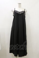 画像1: EATME / ショルダーリボンキャミワンピース Free ブラック H-26-06-12-1066-LO-OP-NS-ZH (1)