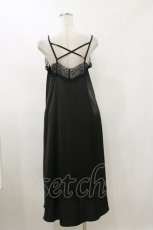 画像2: EATME / ショルダーリボンキャミワンピース Free ブラック H-26-06-12-1066-LO-OP-NS-ZH (2)